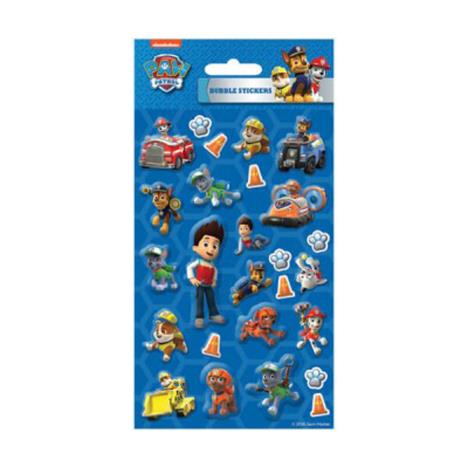 Paw Patrol Bubble Sticker Sheet £1.49